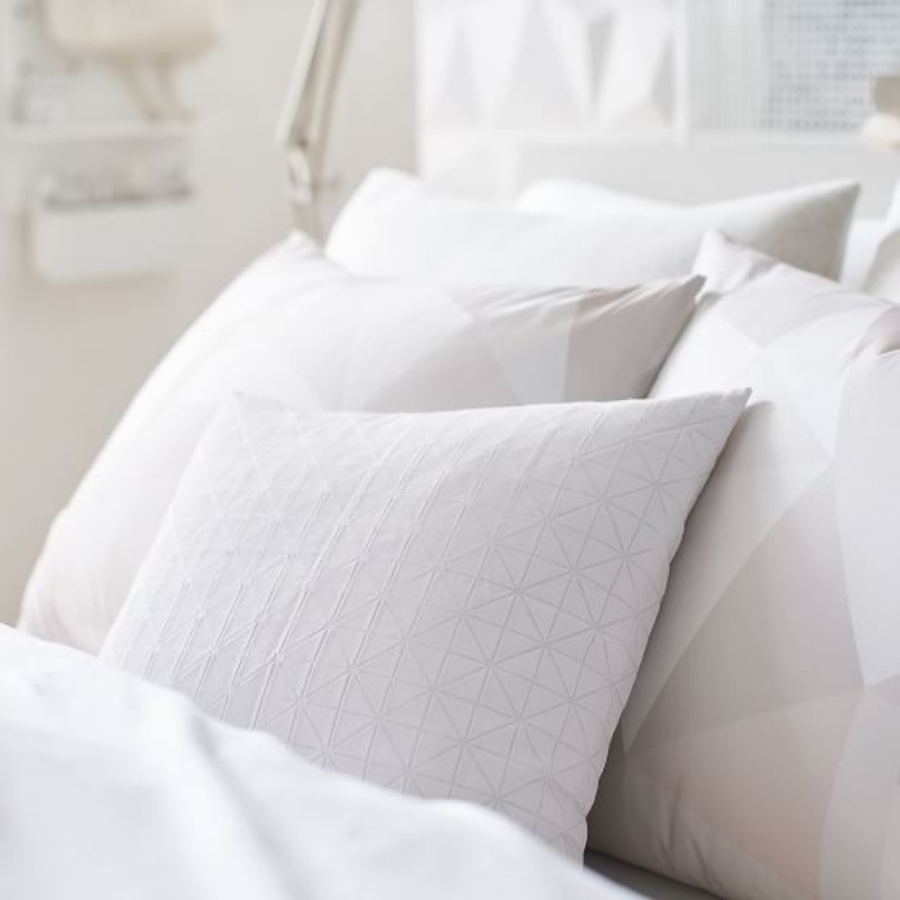 Pottery Barn Modern Faceted Pillow Cover Set of 2